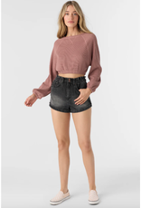 ONEILL Womens ONEILL TOUR CREW LONG SLEEVE TOP COLOR BURLWOOD
