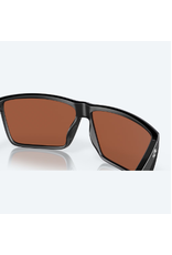 COSTA COSTA RINCON BLACK FRAME LENSE COLOR GREEN MIRROR POLARIZED GLASS
