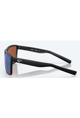 COSTA COSTA RINCON BLACK FRAME LENSE COLOR GREEN MIRROR POLARIZED GLASS