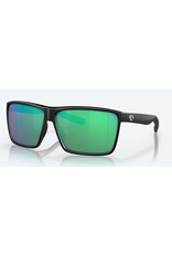 COSTA COSTA RINCON BLACK FRAME LENSE COLOR GREEN MIRROR POLARIZED GLASS
