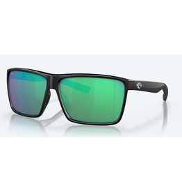 COSTA COSTA RINCON BLACK FRAME LENSE COLOR GREEN MIRROR POLARIZED GLASS