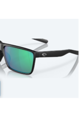 COSTA COSTA RINCON BLACK FRAME LENSE COLOR GREEN MIRROR POLARIZED GLASS