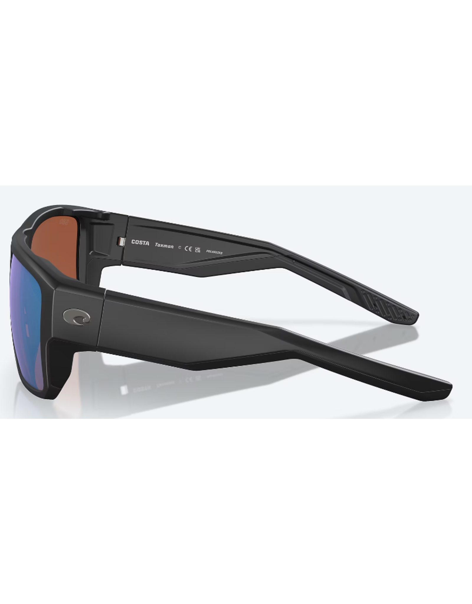 COSTA COSTA TAXMAN MATTE BLACK FRAMES GREEN MIRROR LENSE