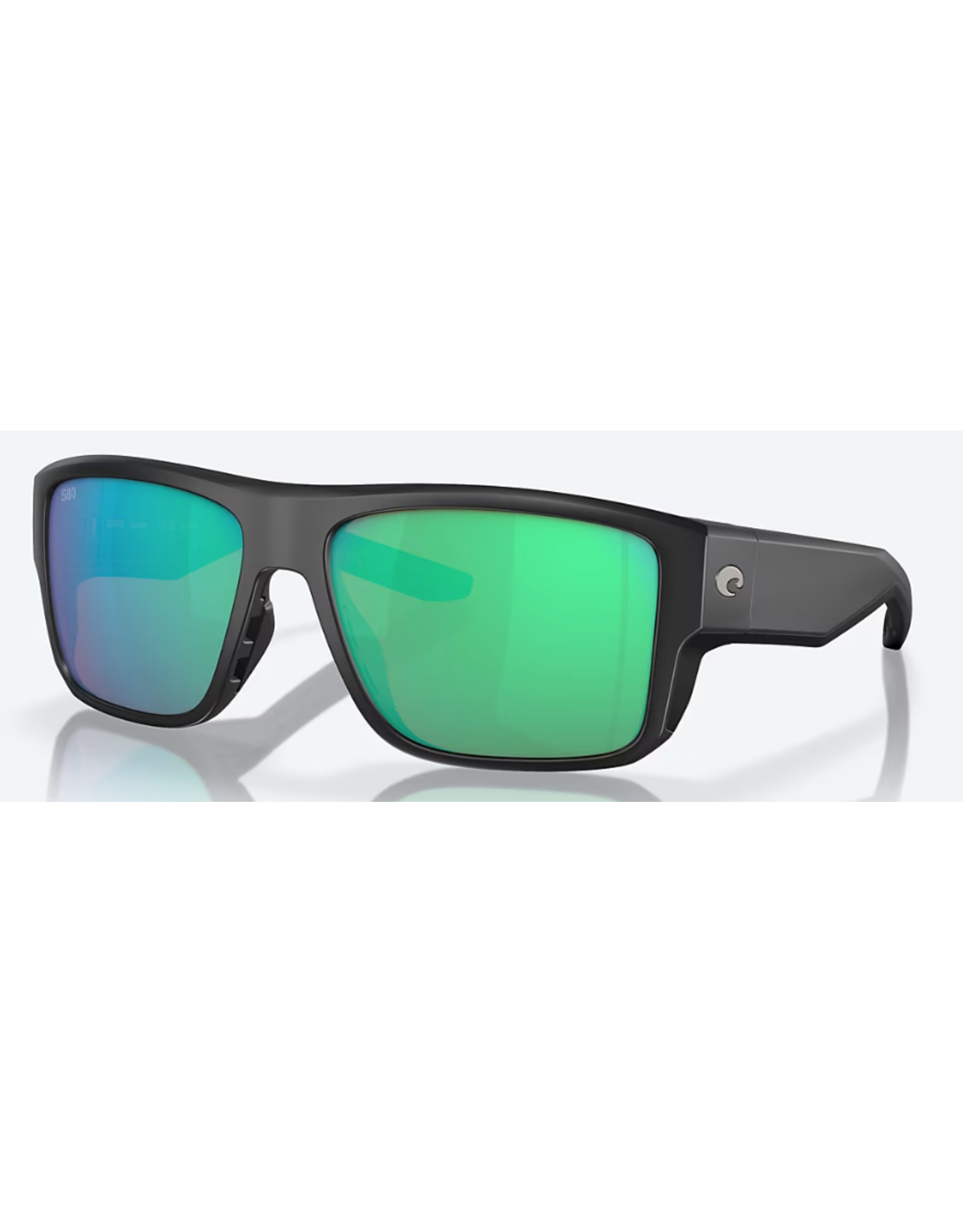 COSTA COSTA TAXMAN MATTE BLACK FRAMES GREEN MIRROR LENSE