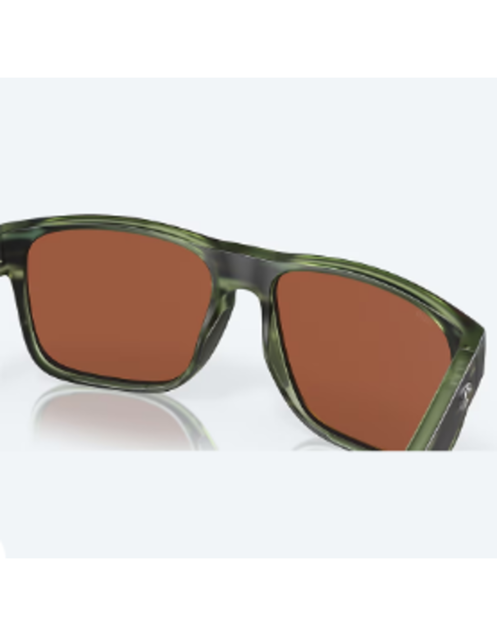 COSTA DEL MAR SPEARO XL MATTE REEF FRAME GREEN MIRROR POLARIZED LENSE