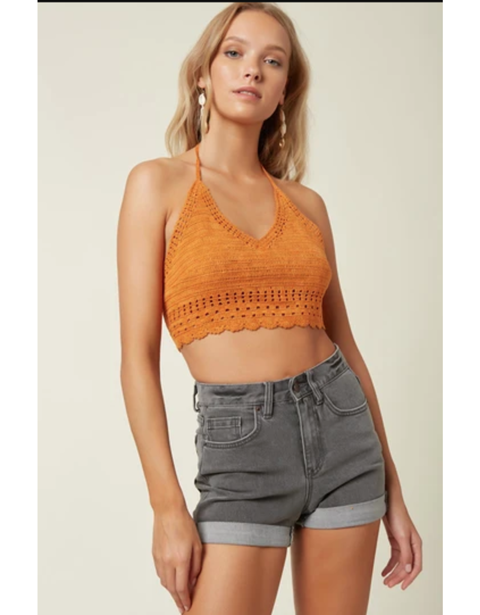 ONEILL Womens BROOKE CROCHET TOP