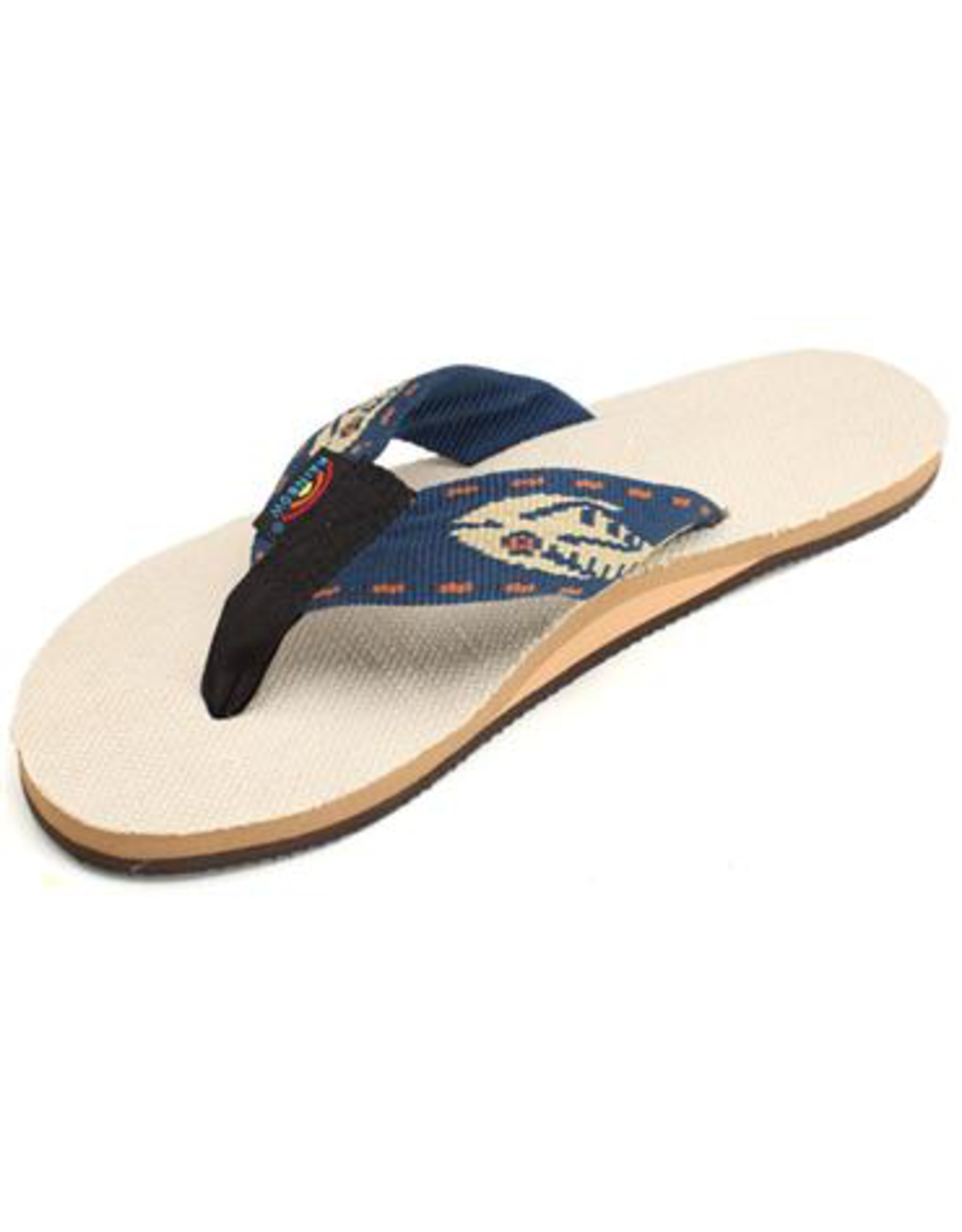 RAINBOW LADIES SINGLE LAYER HEMP WITH FISH STRAP (NATURAL/GOLD)
