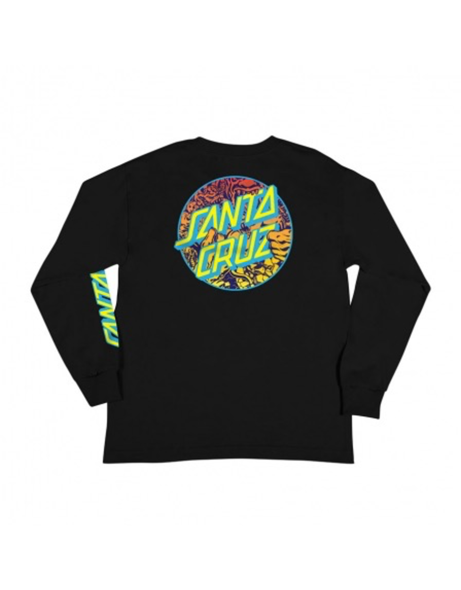 SANTA CRUZ ROSKOPP DOT LONG SLEEVE T-SHIRT, YOUTH