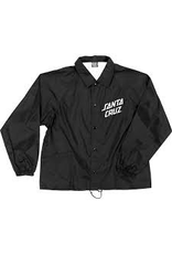 SANTA CRUZ SLANT COACH WINDBREAKER - BLACK/WHITE