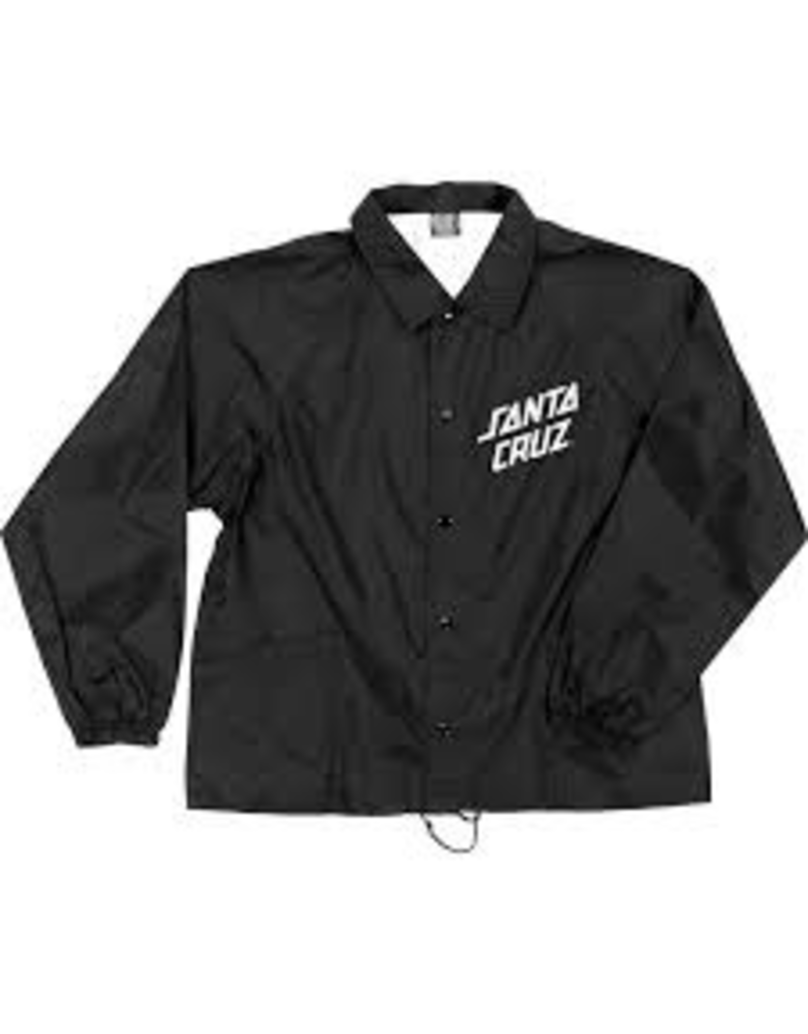SANTA CRUZ SLANT COACH WINDBREAKER - BLACK/WHITE