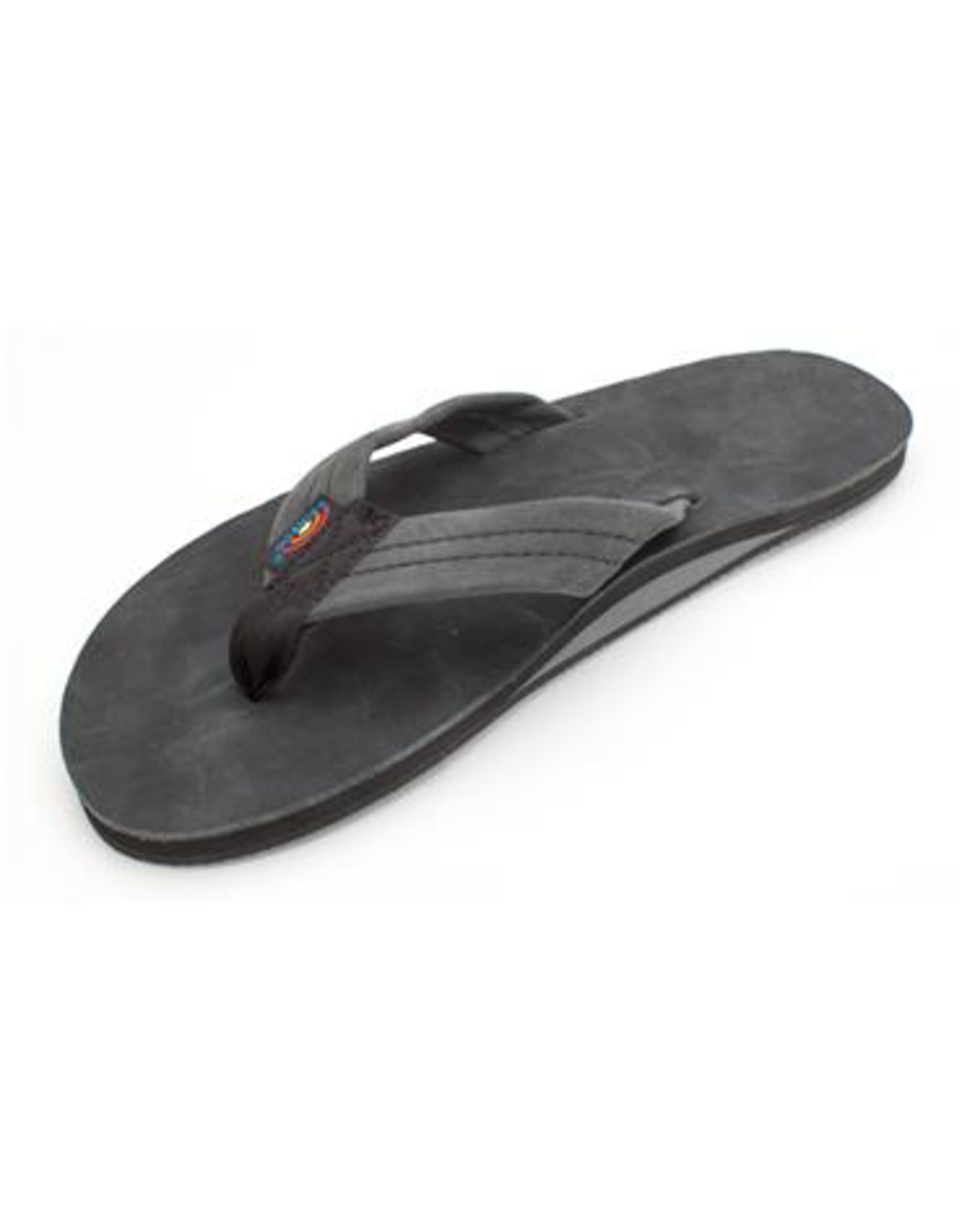 Rainbow Sandals MENS RAINBOW PREMIER LEATHER SINGLE LAYER BLACK