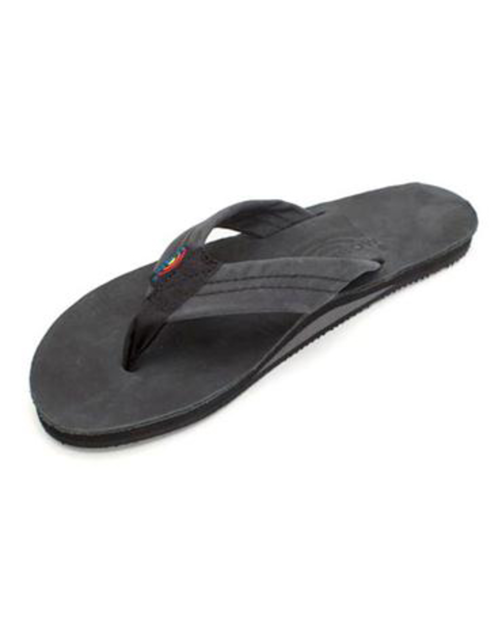 Rainbow Sandals LADIES PREMIER LEATHER SINGLE LAYER BLACK