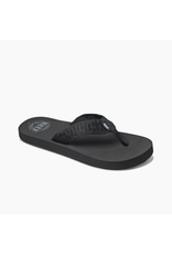 REEF REEF SMOOTHY BLACK FLIP FLOPS MENS