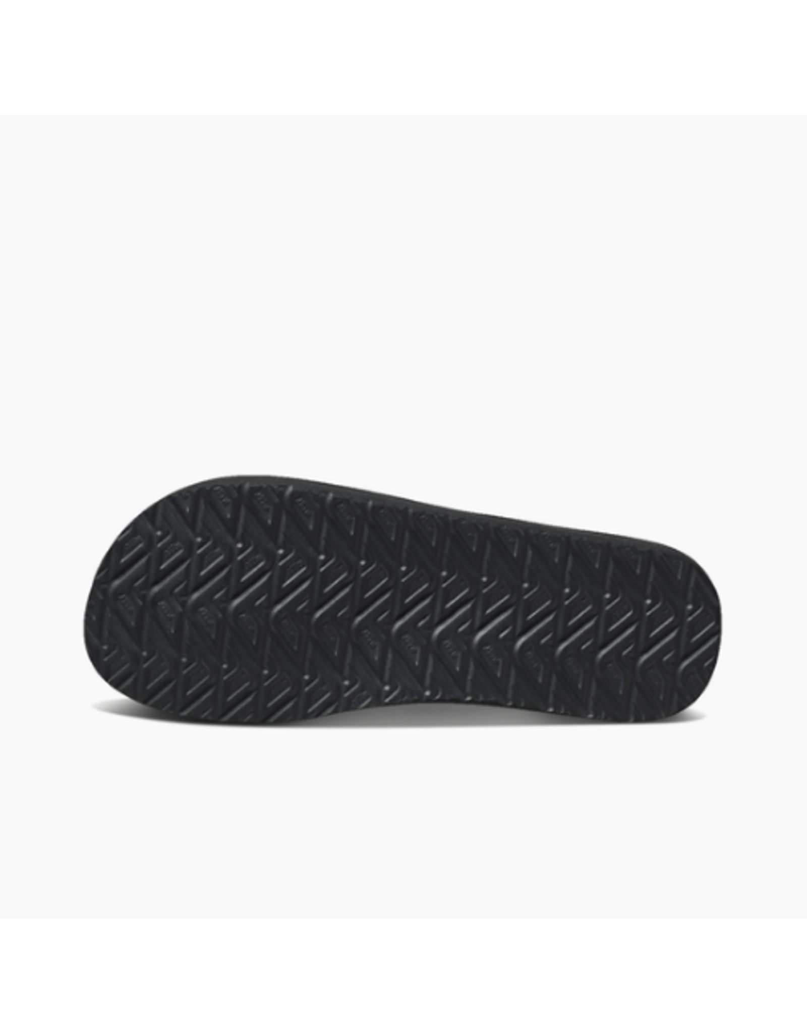 REEF REEF SMOOTHY BLACK FLIP FLOPS MENS