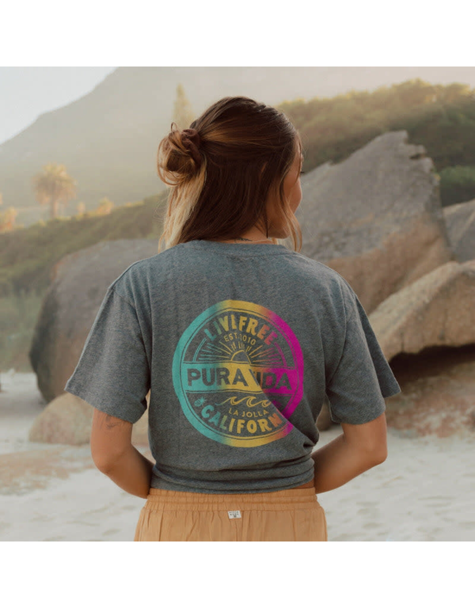 PURA VIDA PURA VIDA LIVE FREE TEE