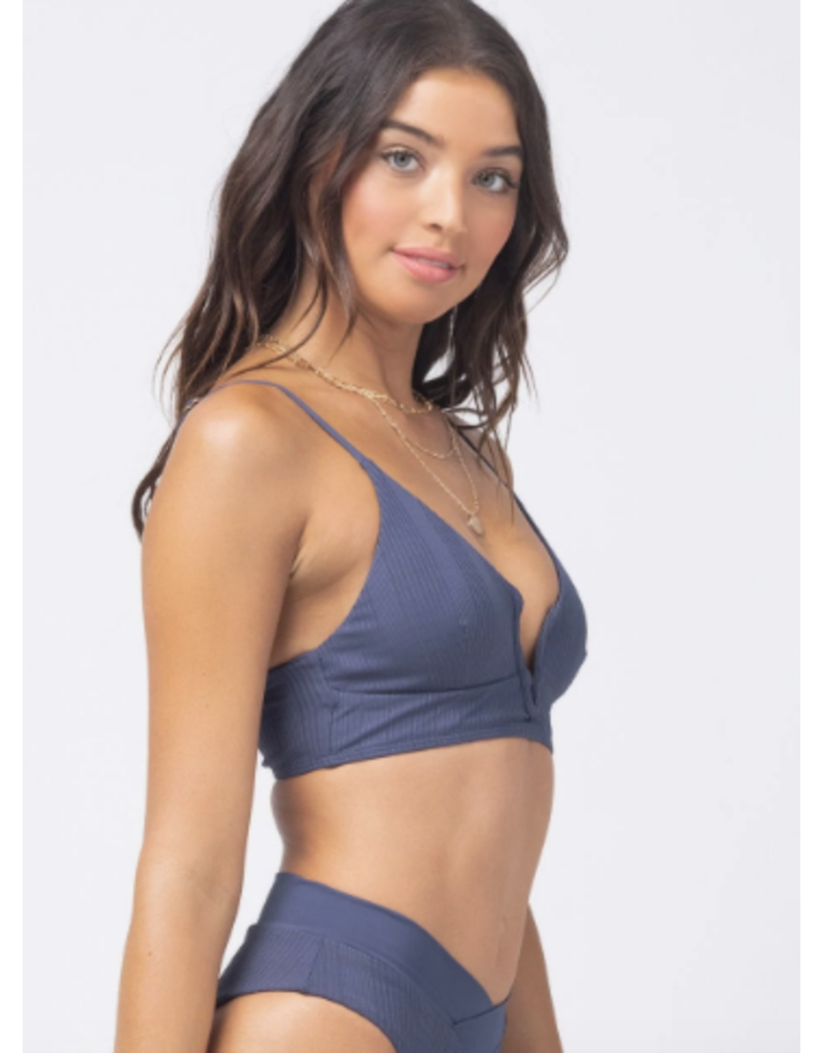 LSPACE LSPACE Pointelle Rib Siren Bikini Top