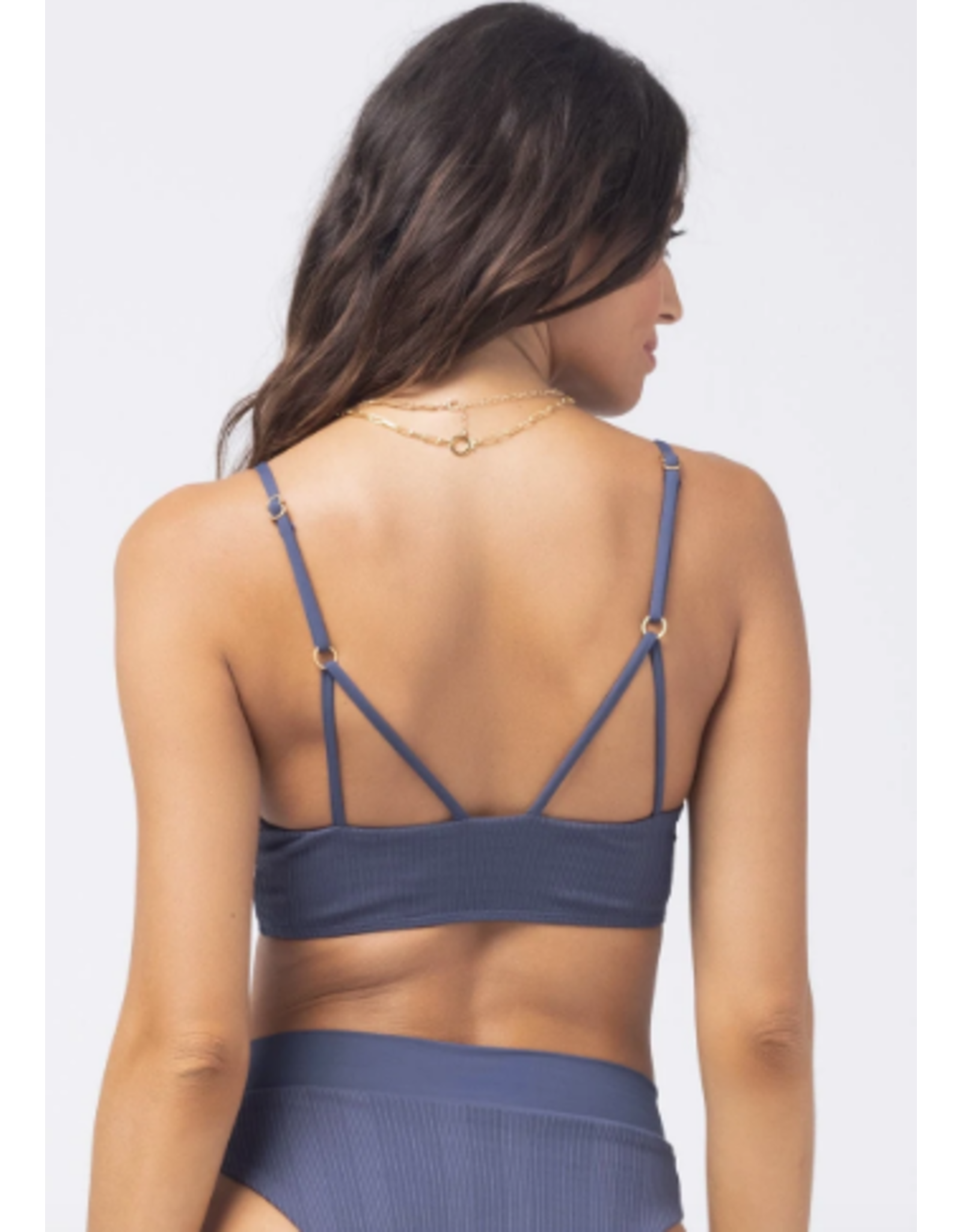 LSPACE LSPACE Pointelle Rib Siren Bikini Top