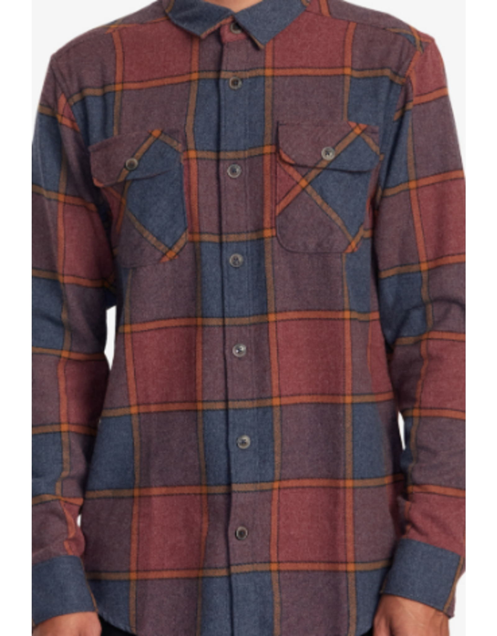 RVCA THAT'LL WORK FLANNEL LONG SLEEVE SHIRT