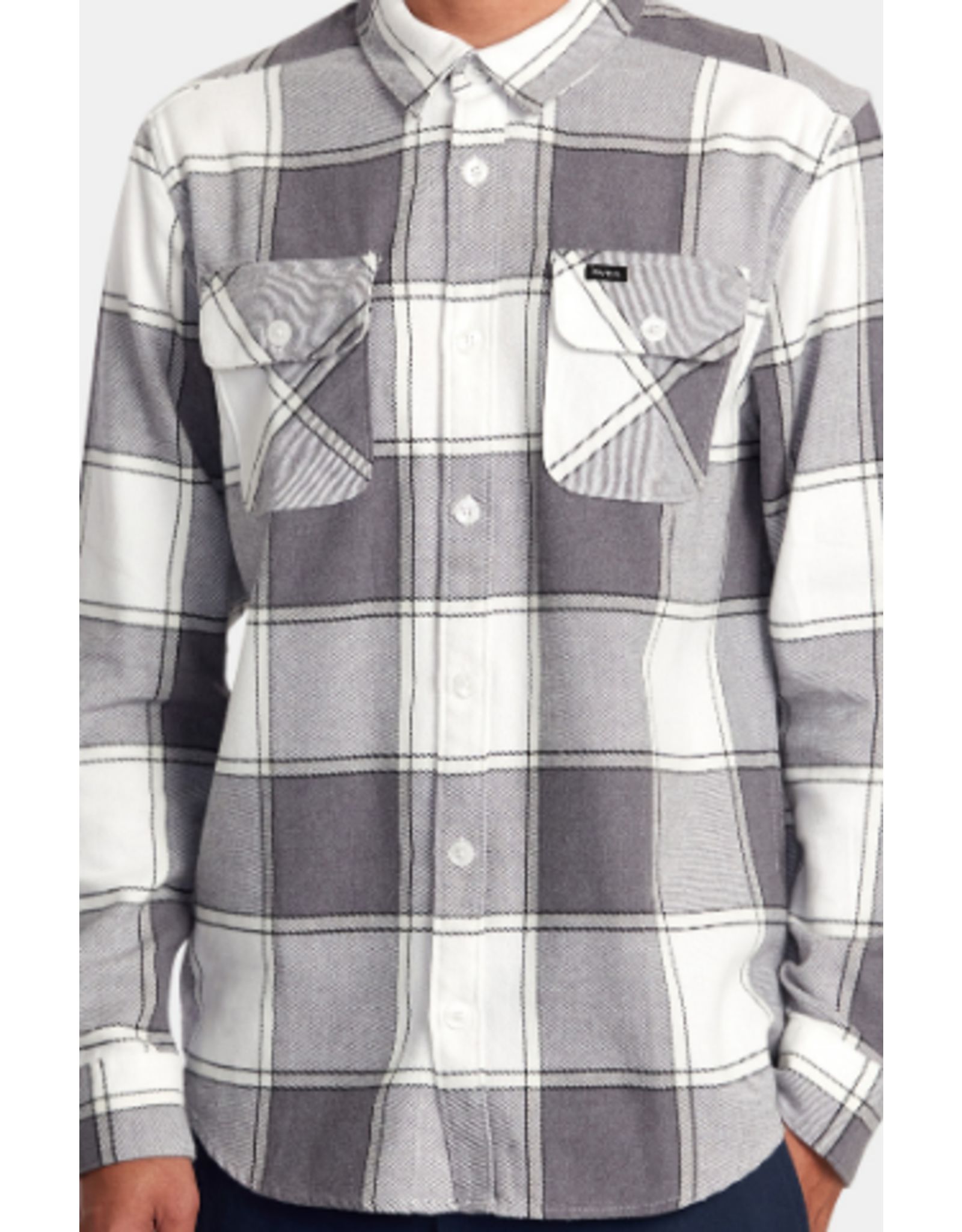 RVCA THAT'LL WORK FLANNEL LONG SLEEVE SHIRT