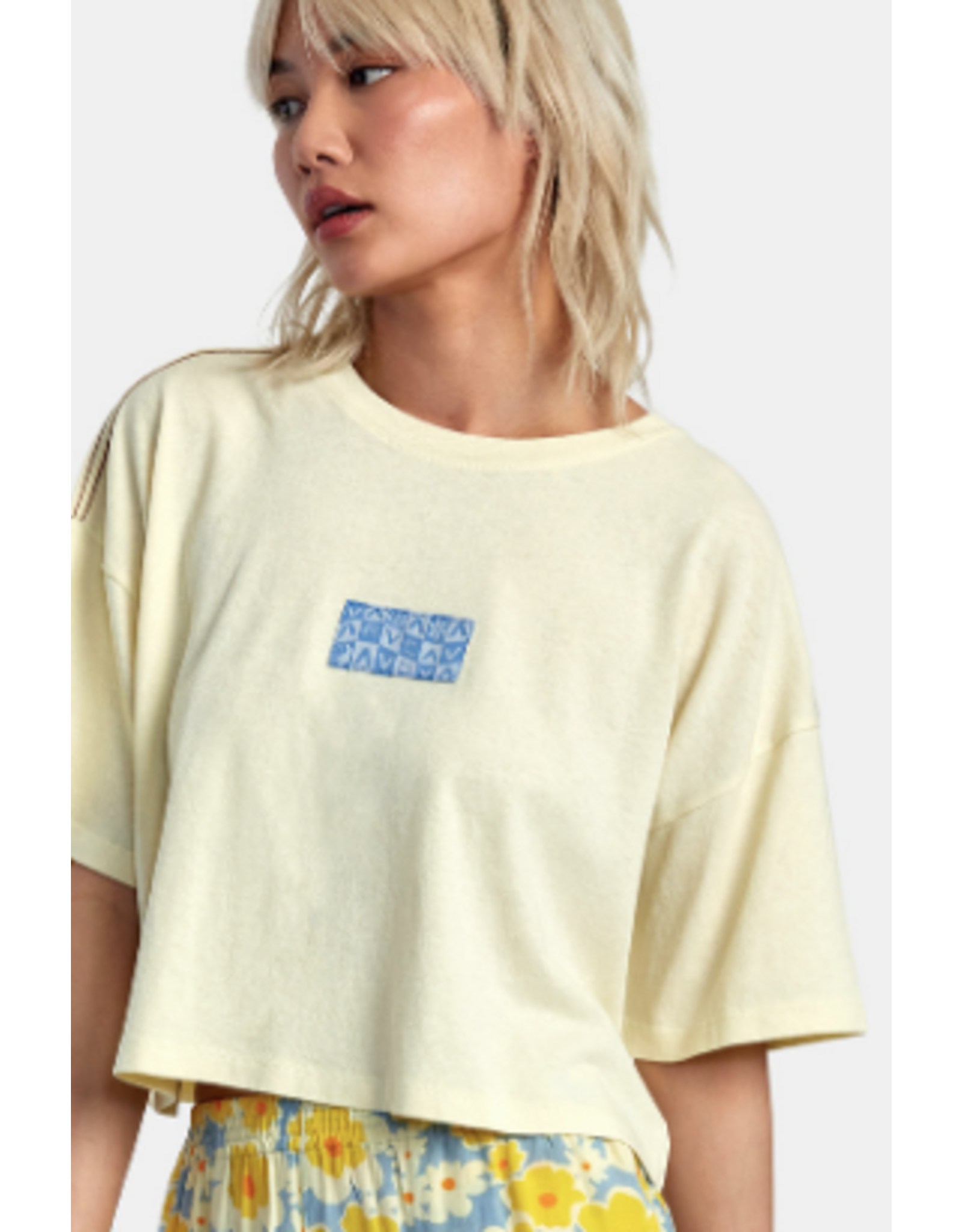 RVCA Good Times Boyfriend Crop T-Shirt