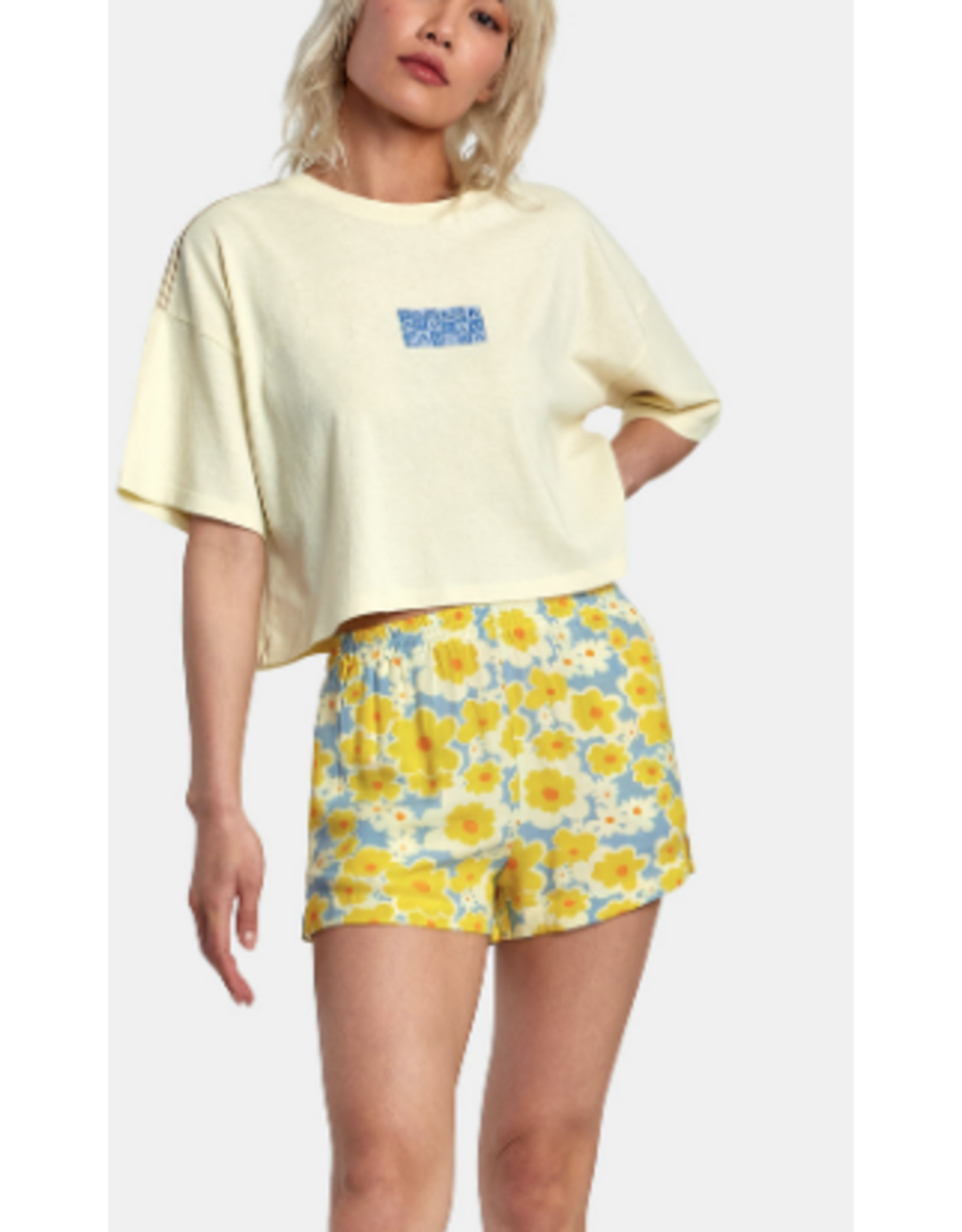 RVCA Good Times Boyfriend Crop T-Shirt