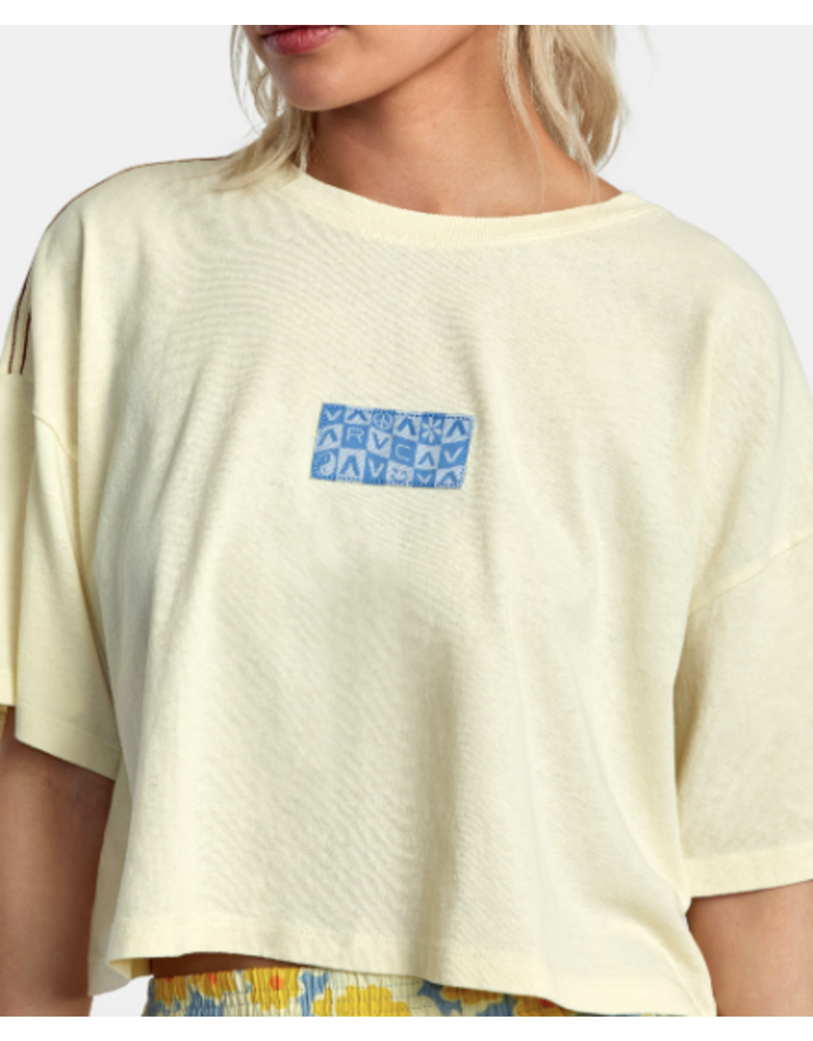 RVCA Good Times Boyfriend Crop T-Shirt