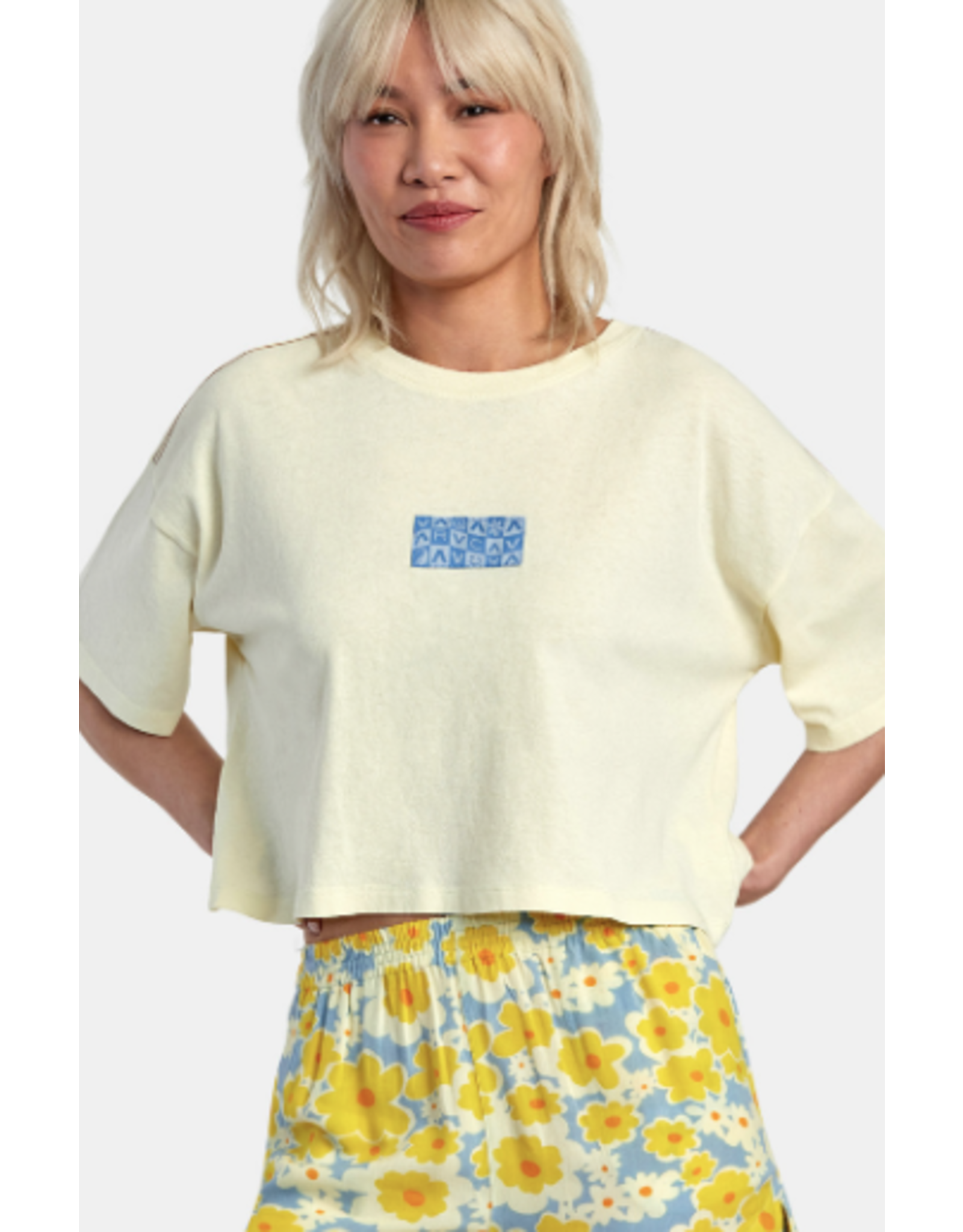 RVCA Good Times Boyfriend Crop T-Shirt