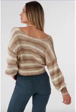 ONEILL Womens ONEILL HILLSIDE STRIPE SWEATER