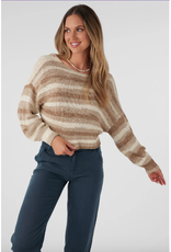 ONEILL Womens ONEILL HILLSIDE STRIPE SWEATER