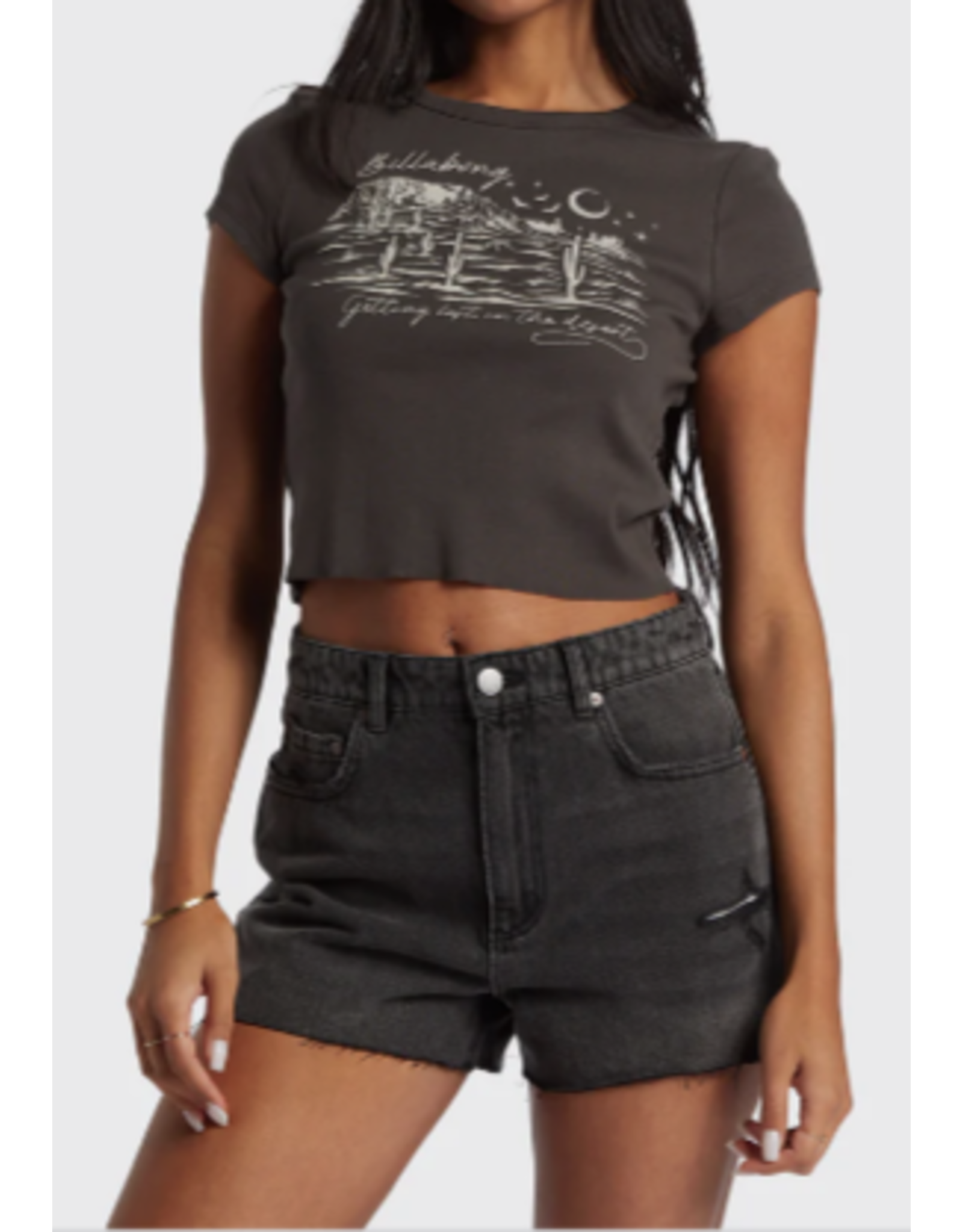 BILLABONG GIRLS BILLABONG HIGH TIDES SHORT DENIM SHORTS