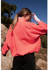 FP MOVEMENT HIT THE SLOPES FLEECE JACKET NEON CORAL