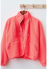 FP MOVEMENT HIT THE SLOPES FLEECE JACKET NEON CORAL