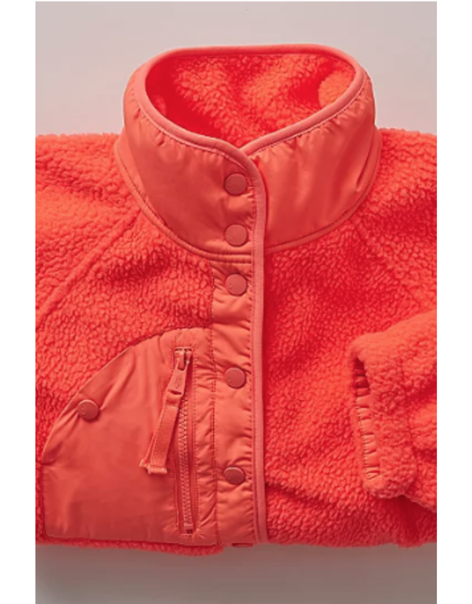 FP MOVEMENT HIT THE SLOPES FLEECE JACKET NEON CORAL