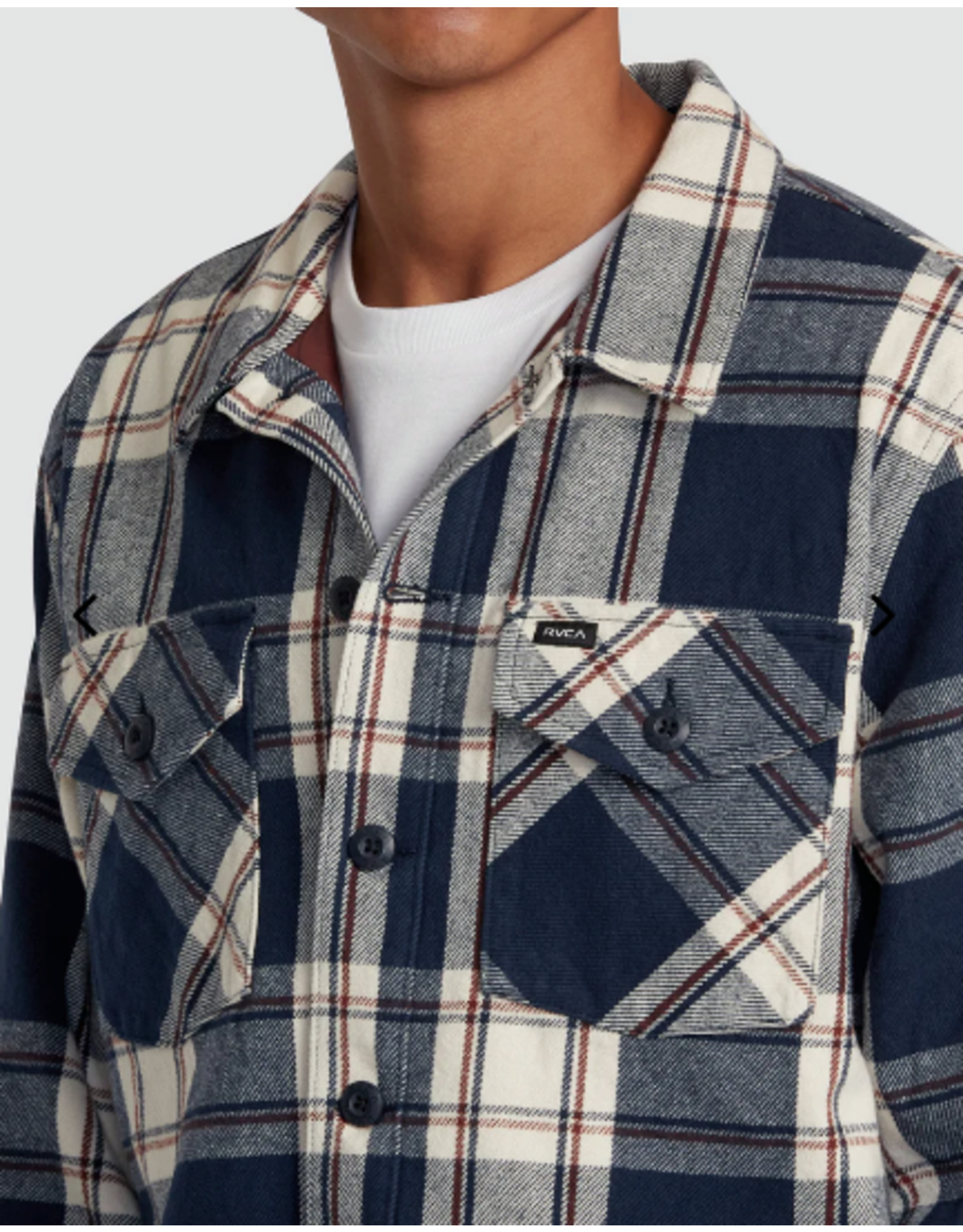 RVCA Guys HUGHES FLANNEL SHIRT