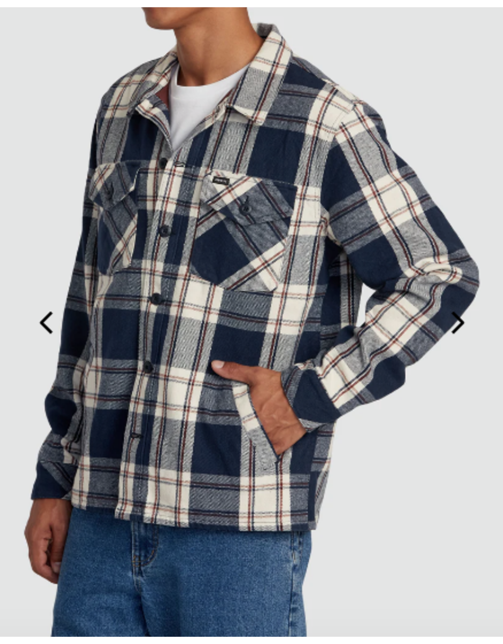 RVCA Guys HUGHES FLANNEL SHIRT