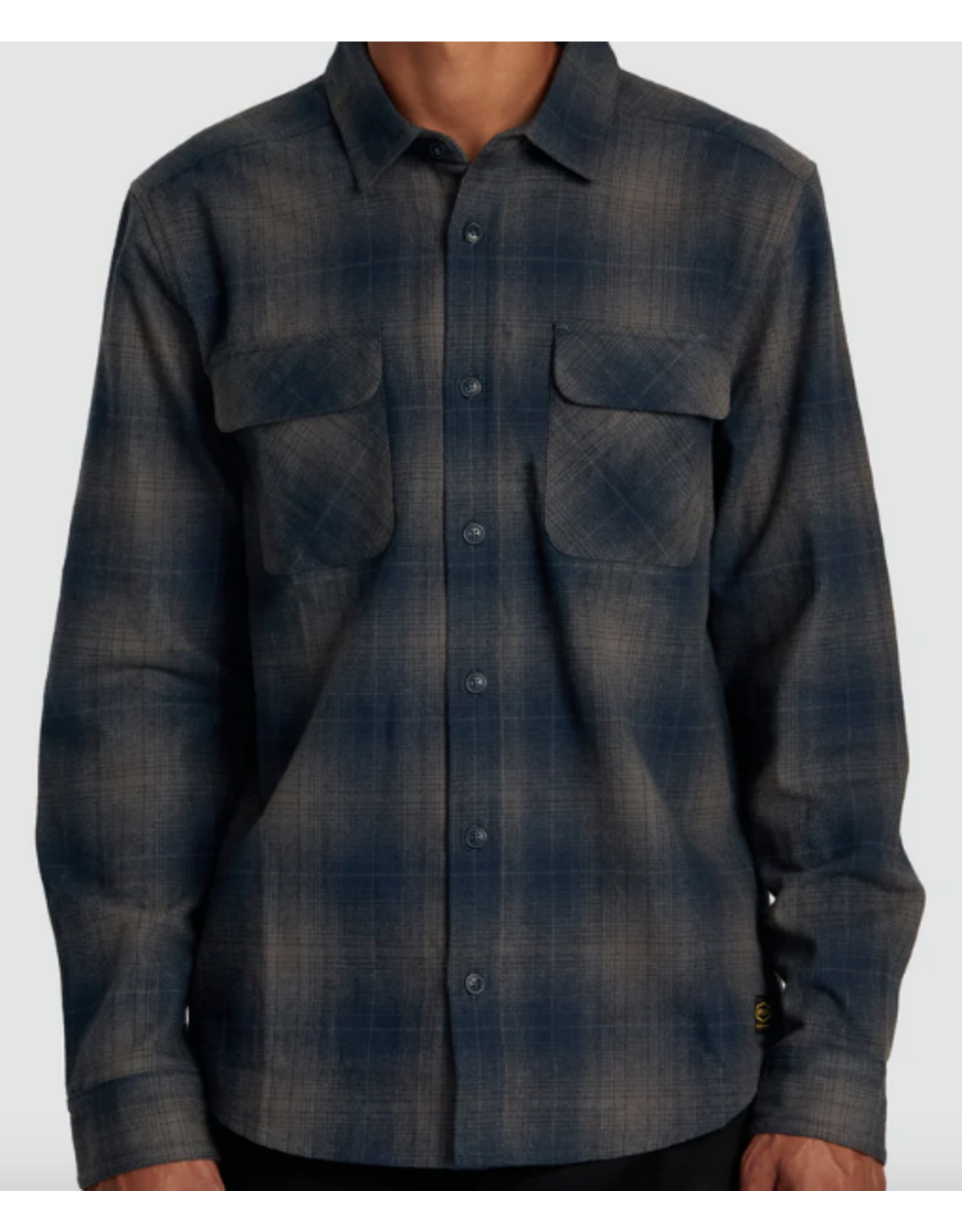 RVCA DAYSHIFT FLANNEL LONG SLEEVE TOP