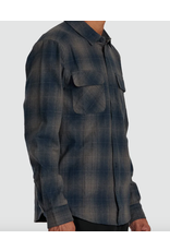 RVCA DAYSHIFT FLANNEL LONG SLEEVE TOP