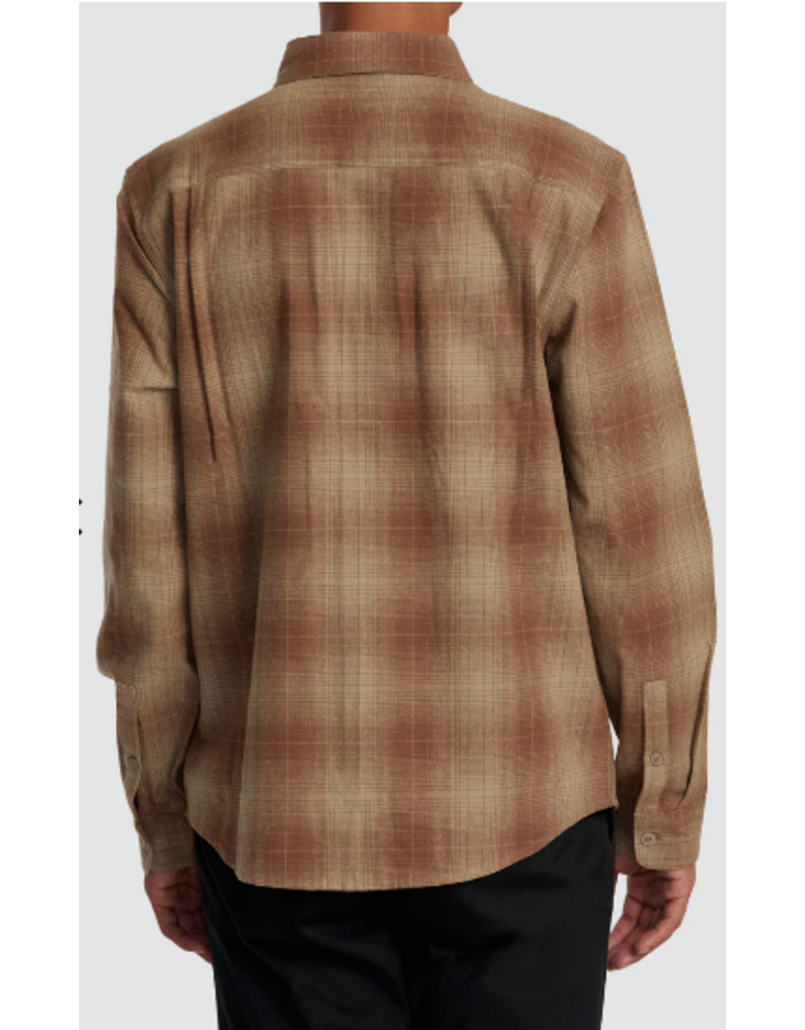 RVCA DAYSHIFT FLANNEL LONG SLEEVE TOP