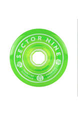 SECTOR 9 SEC9 NINEBALLS 70mm 78a CLEAR GREEN Sector 9