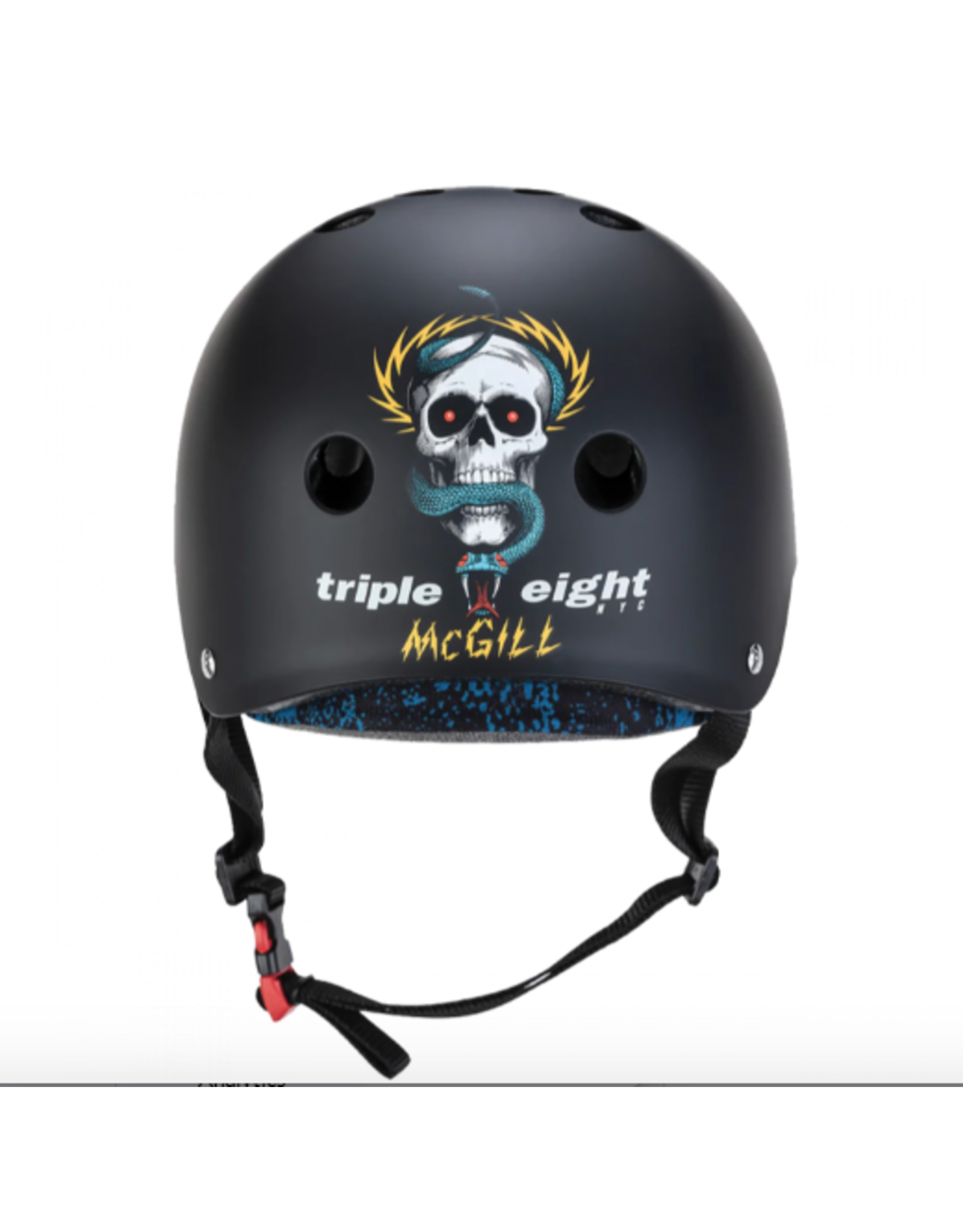 T8 CERTIFIED SWEATSAVER S/M-MCGILL SKULL/SNAKE BK Triple 8
