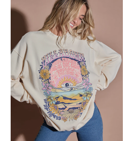BILLABONG RIDE IN OVERSIZED CREWNECK SWEATSHIRT