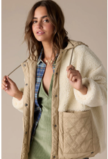ONEILL Womens MEENA HIGH PILE FLEECE QUILTED JACKET