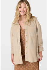 O'Neill Women's RUNE SOLID SUPERFLEECE OVERSIZED FIT SHACKET