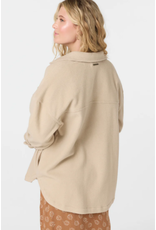 O'Neill Women's RUNE SOLID SUPERFLEECE OVERSIZED FIT SHACKET