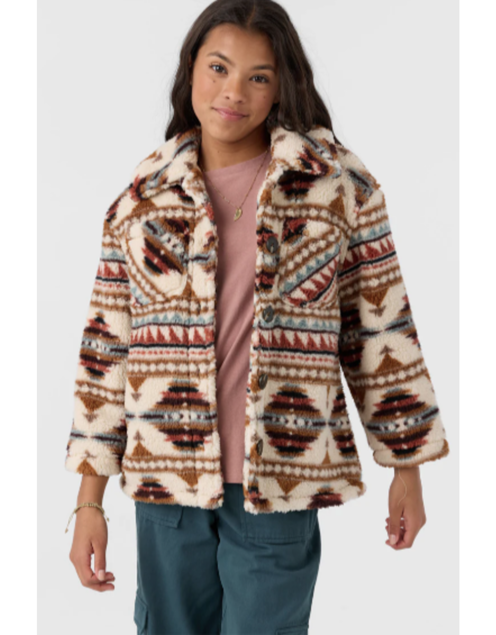 O'NEILL GIRL'S GENE PRINTED JACKET
