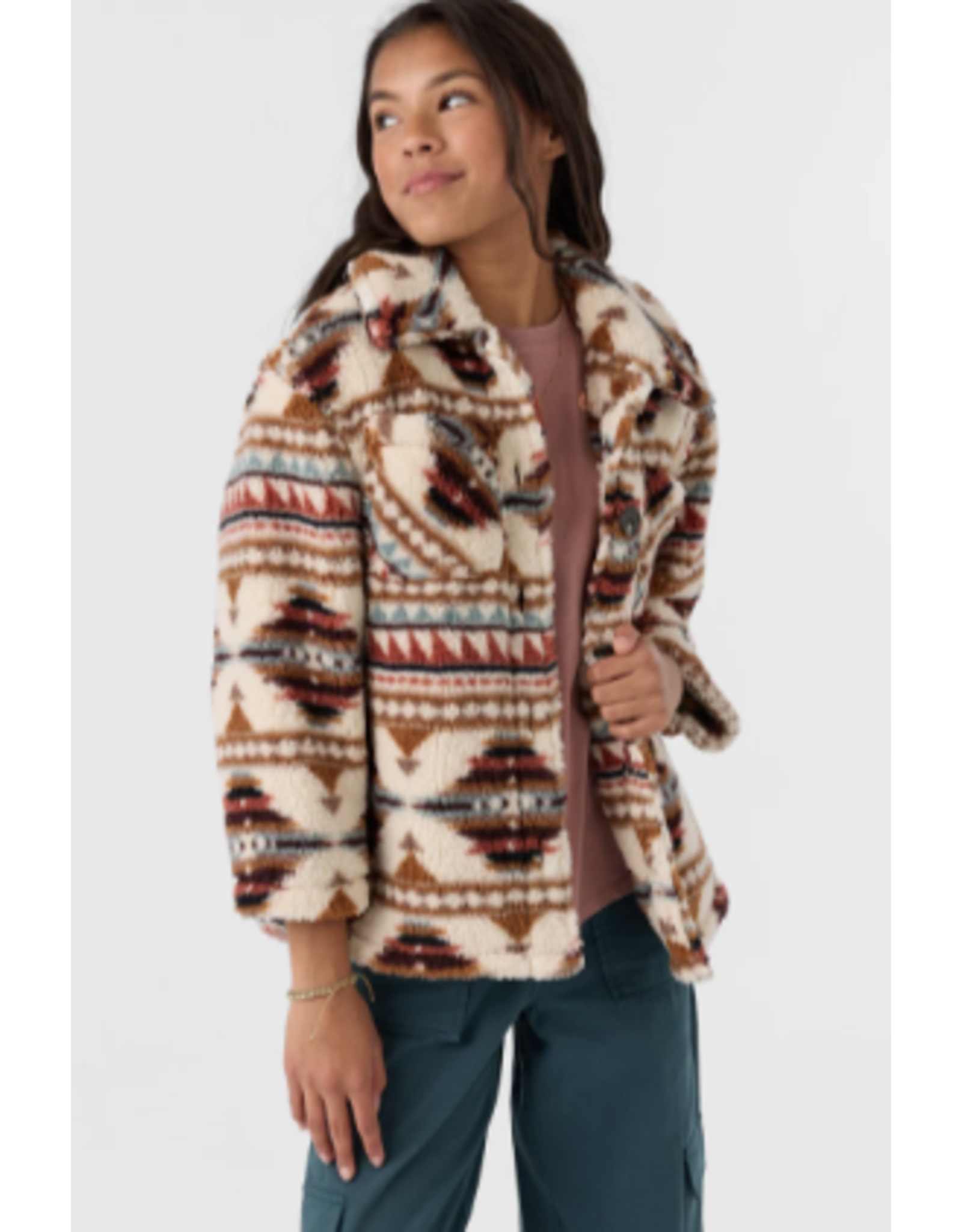 O'NEILL GIRL'S GENE PRINTED JACKET