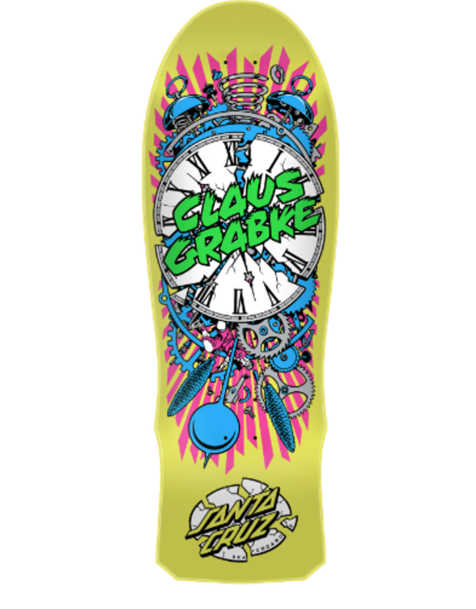 santa cruz Grabke Exploding Clock Reissue Skateboard Deck 10.04in x 29.83in Santa Cruz SKU: #11117286