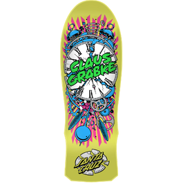 santa cruz Grabke Exploding Clock Reissue Skateboard Deck 10.04in x 29.83in Santa Cruz SKU: #11117286