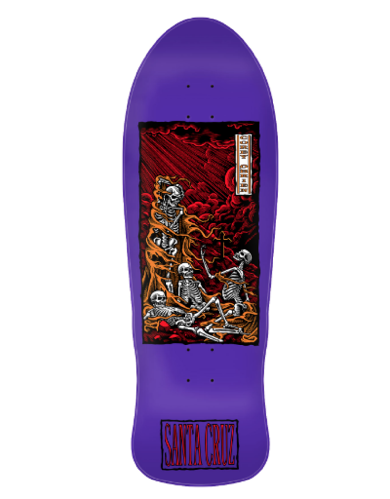 santa cruz OBrien Purgatory Reissue Skateboard Deck 9.85in x 30in Santa Cruz SKU: #11117287