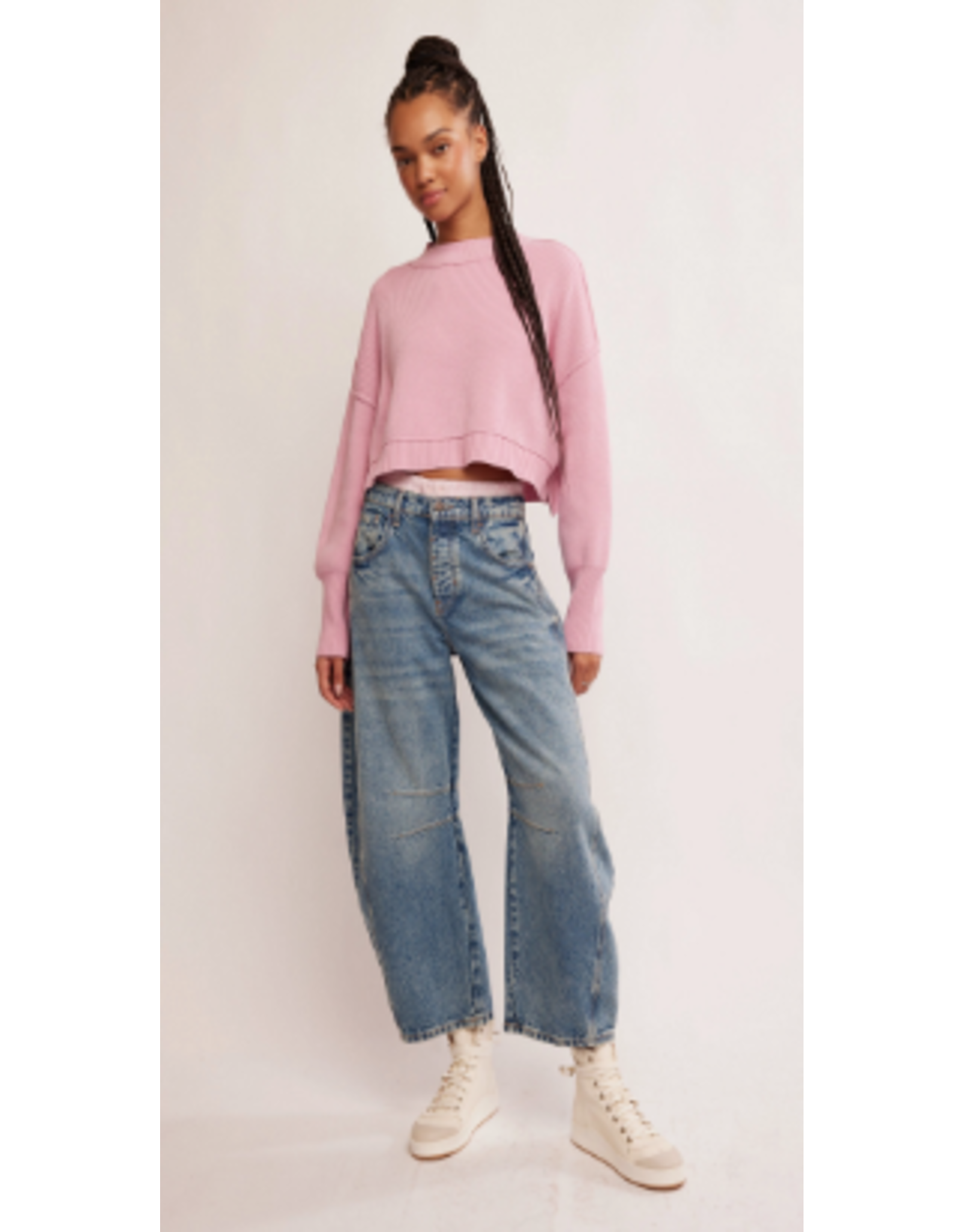 FP MOVEMENT EASY STREET CROP PULLOVER